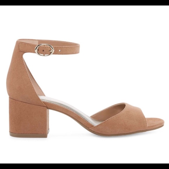 NWB Worthington Nude Block Heel Sandals 7.5M - Picture 2 of 8